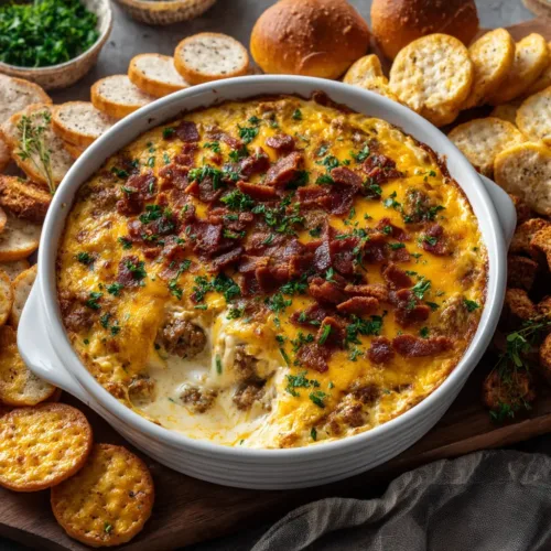 Hissy Fit Dip: The Ultimate Cheesy Sausage Dip Recipe