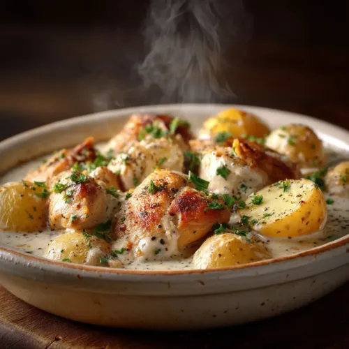 Crockpot Garlic Parmesan Chicken (The Easiest, Creamiest Recipe!)
