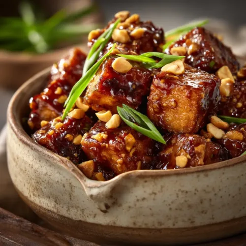 Honey Garlic Air Fryer Tofu (Ultra Crispy & Easy!)