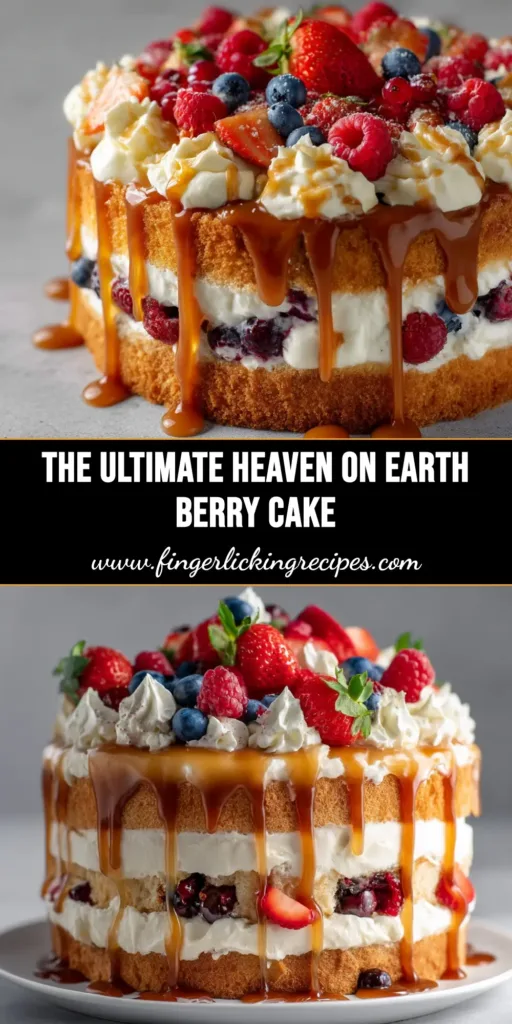 A beautiful glass trifle dish filled with a layered Berry Trifle Recipe. Layers of pound cake, creamy white filling, and vibrant red and blue berries are visible.