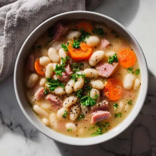 Slow Cooker Ham and Bean Soup (The Easiest, Most Flavorful Recipe)