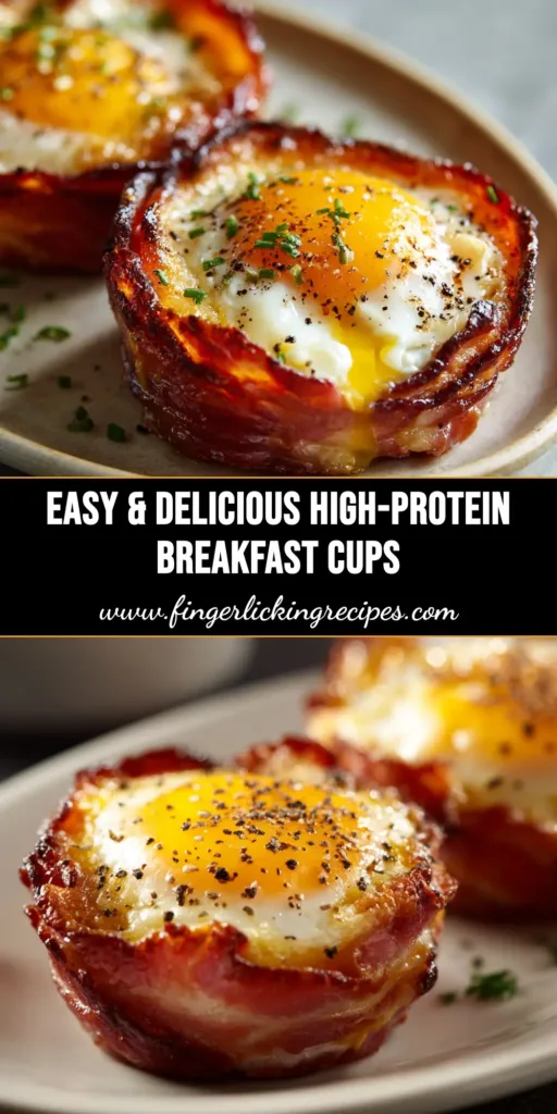 A delicious platter of freshly baked Ham and Egg Cups, garnished with chives. The perfect high-protein, grab-and-go breakfast idea for meal prep.