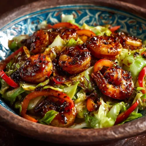 Shrimp and Cabbage Stir Fry (Ready in 15 Minutes!)