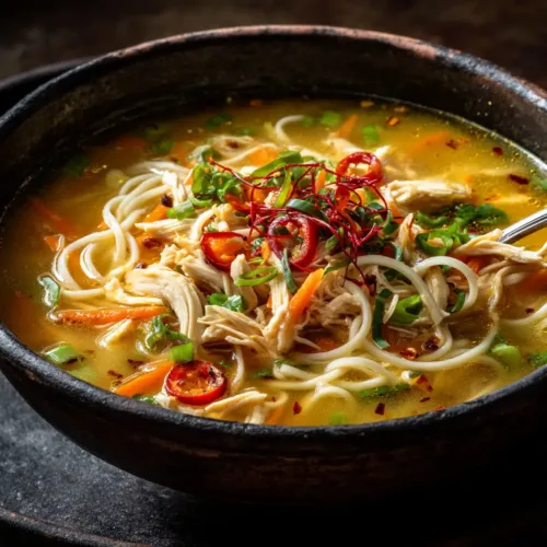 Ginger Garlic Chicken Noodle Soup: The Ultimate Comfort Bowl
