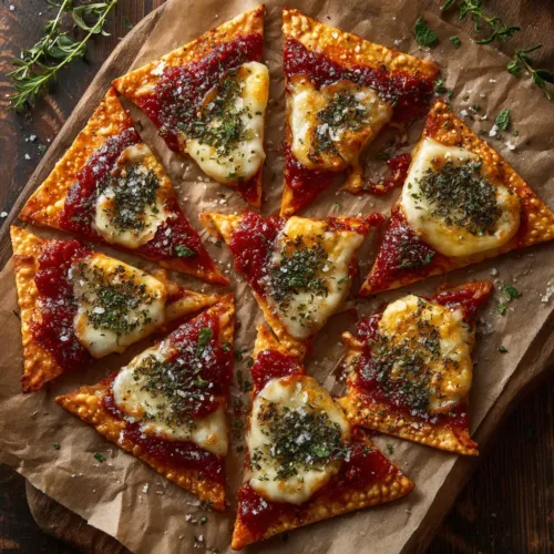 Crispy Pizza Chips (The Ultimate 10-Minute Snack!)