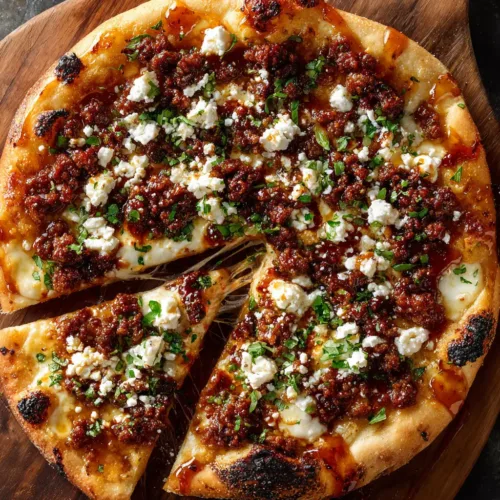 Sausage Feta Honey Pizza: A Perfect Sweet & Savory Treat