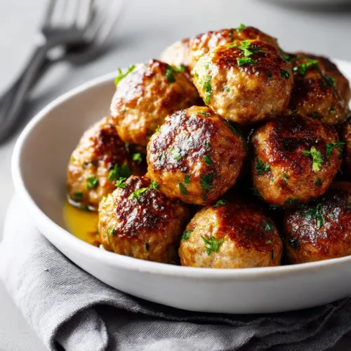 Oven Baked Meatballs (The Juiciest, Easiest Recipe!)