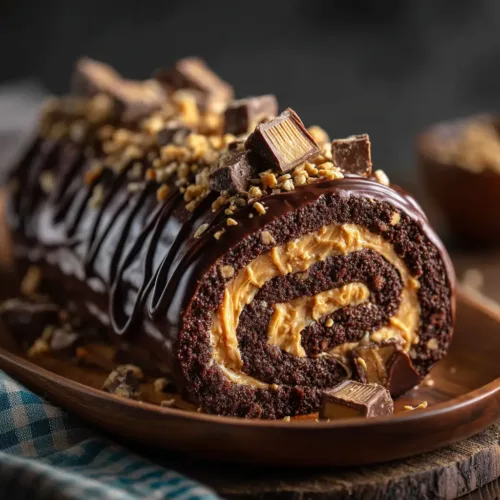 Peanut Butter Cup Chocolate Roll (The Ultimate Recipe)