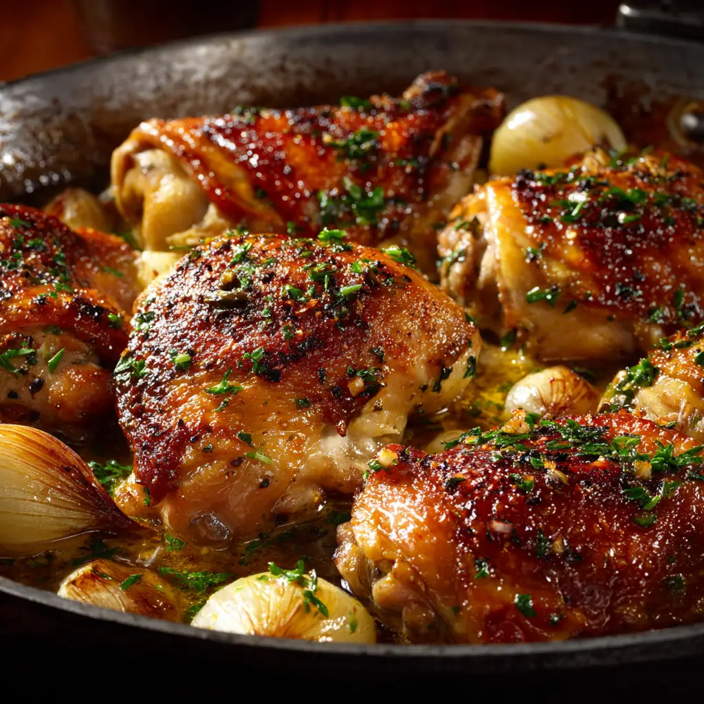 Garlic Herb Roasted Chicken: The Ultimate Recipe for Juicy, Crispy Perfection 2 The process of spreading garlic herb butter under the skin of a raw whole chicken before roasting to ensure maximum flavor and moisture.