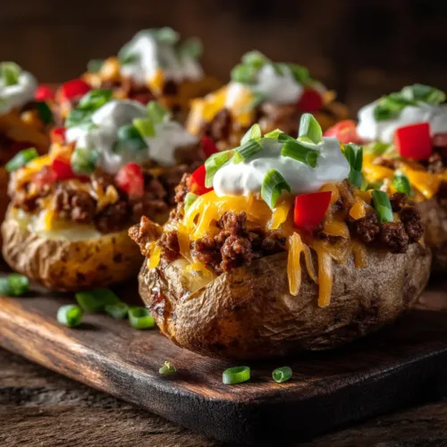 Taco Loaded Baked Potatoes: The Ultimate Comfort Food Mashup
