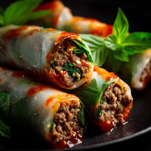 Thai Basil Beef Rolls: A Fresh & Flavorful Recipe