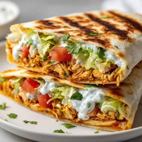 Healthy Chicken Crunch Wrap (Better Than Takeout!)