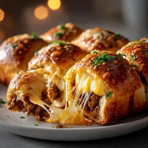 Cheesy Ground Beef Stuffed Rolls (The Ultimate Comfort Food)