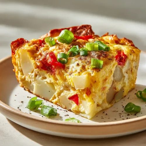 Potato Breakfast Casserole (Easy & Cheesy Make-Ahead)