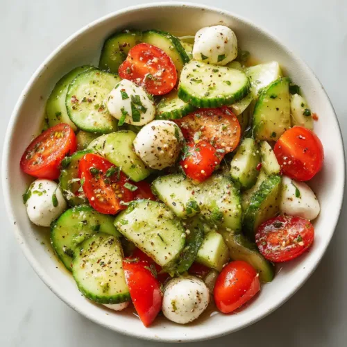 Cucumber Mozzarella Salad (The Ultimate Refreshing Recipe)