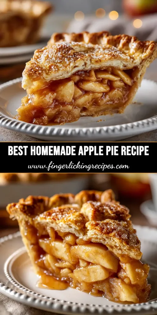 A golden-brown homemade apple pie recipe with a perfect lattice crust, sitting on a rustic wooden table, ready to be served.