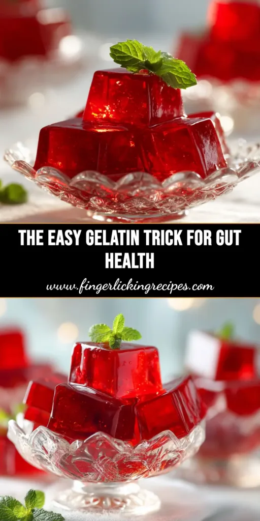 A close-up shot of vibrant, jiggly red gelatin cubes made from a simple gelatin recipe, ready to be served as a delicious dessert.