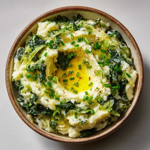 Authentic Irish Colcannon Recipe: Creamy Mashed Potatoes with Cabbage & Kale