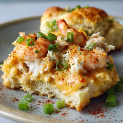 Home 10 The Ultimate Shrimp and Crab Biscuit Melts