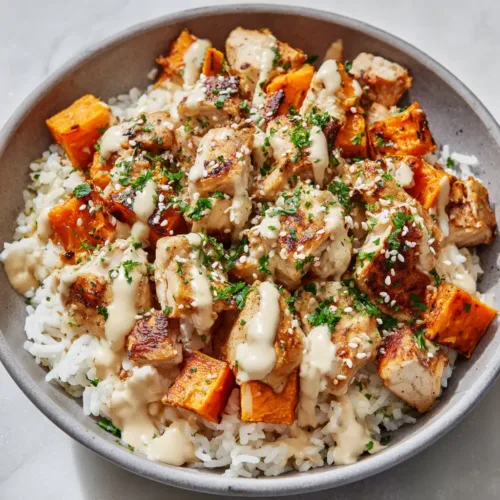Ultimate Chicken and Sweet Potato Bowl (Easy Recipe)