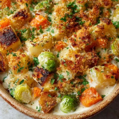 The Ultimate Creamy Winter Vegetable Casserole