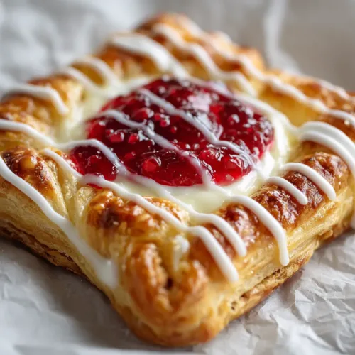 The Ultimate Raspberry Cheesecake Danish Recipe