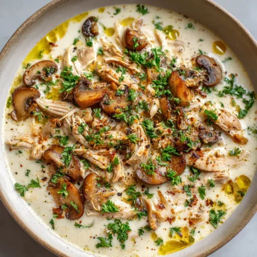 Creamy Mushroom Chicken Soup: A Velvet-Rich Culinary Masterpiece