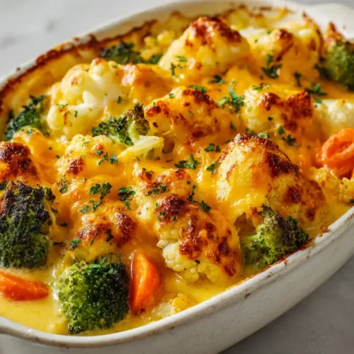 The Ultimate Winter Vegetable Casserole: Rich & Creamy Cheddar Bake