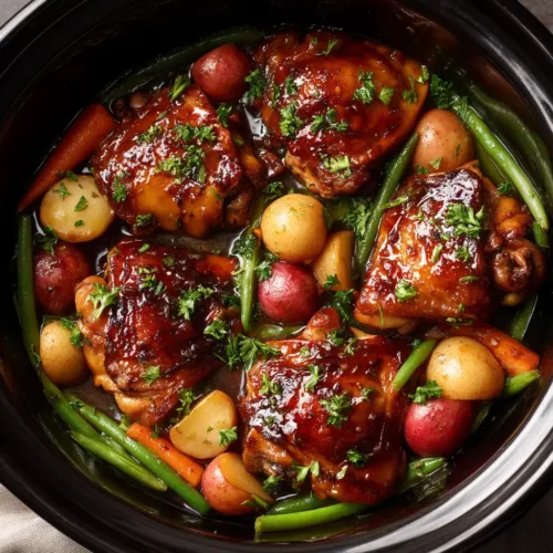 Slow Cooker Honey Garlic Chicken (The Only Recipe You Need)