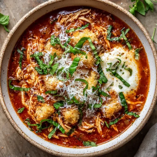 Crockpot Chicken Parmesan Soup: A Cozy Italian Classic