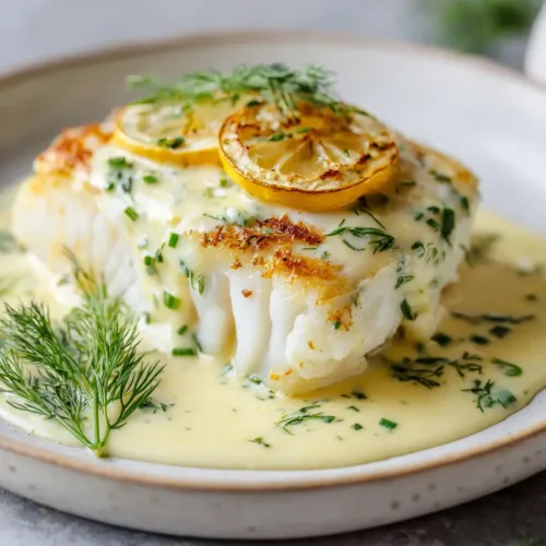 Home 15 The Ultimate Baked Cod with Lemon Dill Sauce