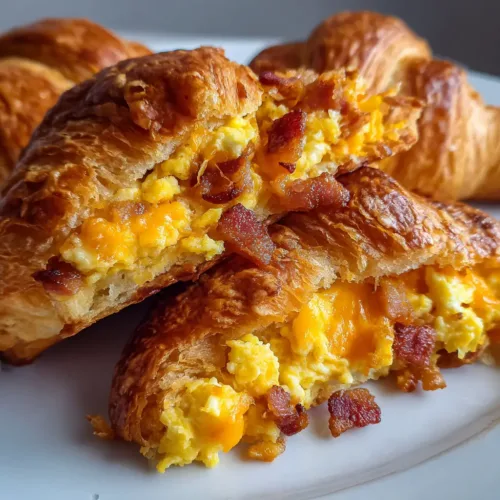 Home 3 Breakfast Crescent Rolls: Flaky Bacon, Egg, and Cheese Pastries