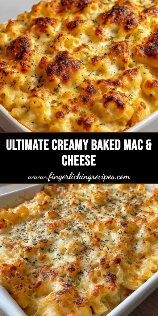 A handheld smartphone photo of Baked Macaroni and Cheese in a white ceramic dish, featuring a bubbly charred mozzarella crust and golden breadcrumbs.