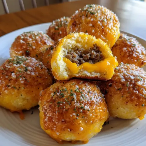 Home 4 Garlic Parmesan Cheeseburger Bombs: The Ultimate Handheld Comfort Food