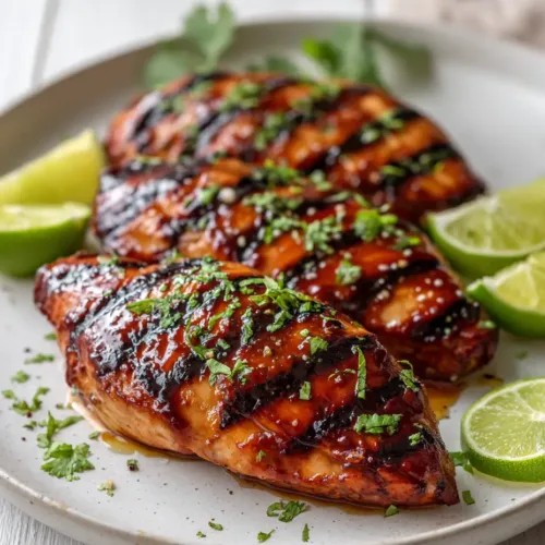 Key West Grilled Chicken with Honey Lime Soy Glaze