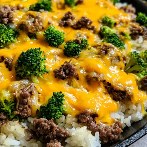 Cheesy Beef and Broccoli Rice: The Ultimate One-Skillet Comfort Meal
