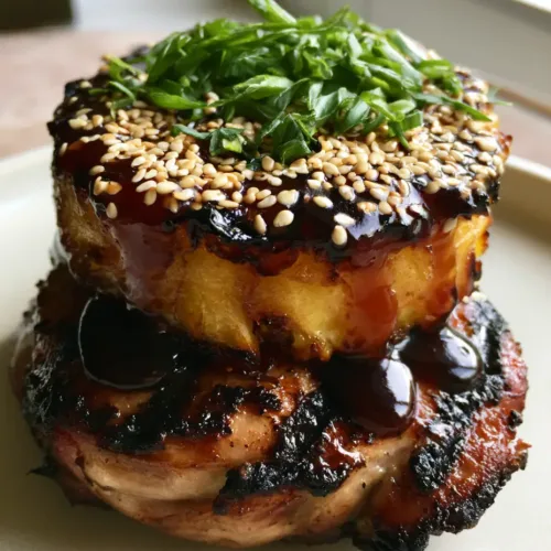 Hawaiian Huli Huli Chicken: The Ultimate Sticky Grilled Pineapple Stack