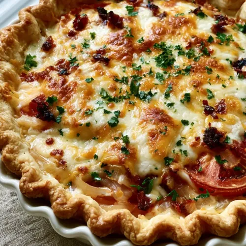 Savory Tomato Pie with Bacon: The Ultimate Southern Summer Classic