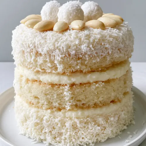 Coconut Raffaello Cake: The Ultimate Almond and Coconut Layer Cake