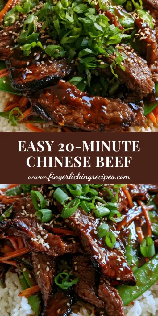 A handheld smartphone photo of a Chinese Beef Recipe stir fry featuring glossy soy garlic steak, snap peas, and julienned carrots over jasmine rice. (Chinese Beef Recipe)