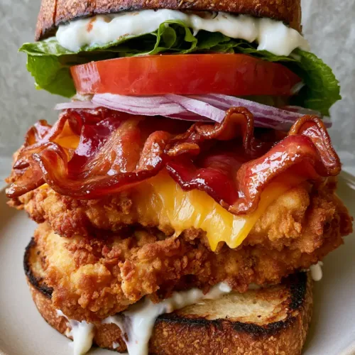 Loaded Chicken Club Sandwich: The Ultimate Crispy Sourdough Recipe